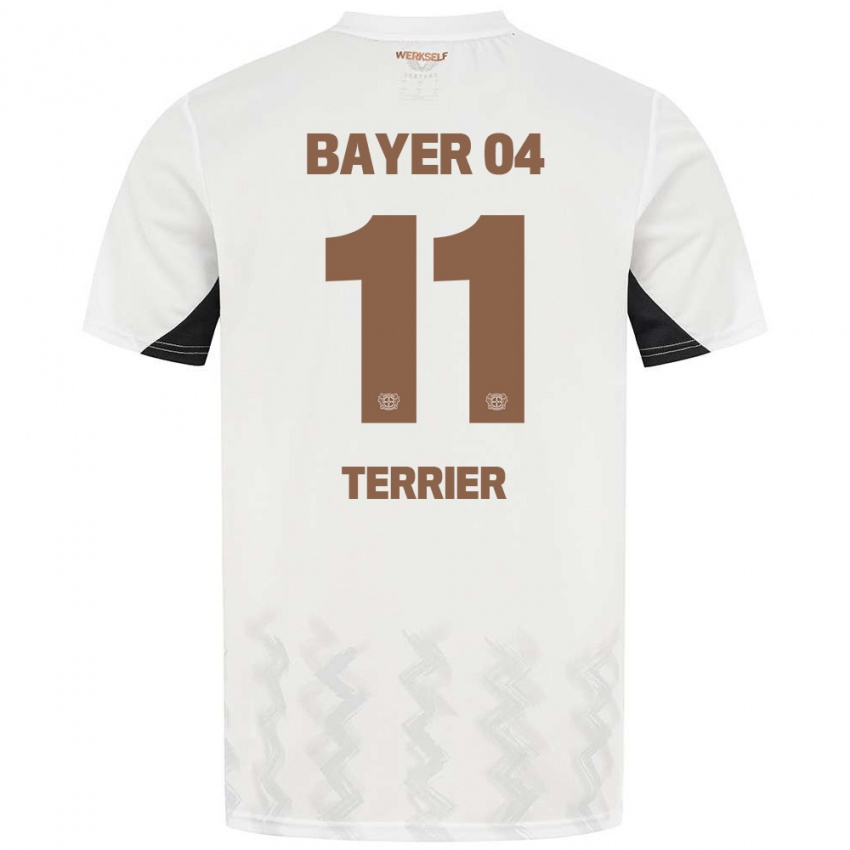 Kinder Martin Terrier #11 Weiß Schwarz Auswärtstrikot Trikot 2024/25 T-Shirt Österreich