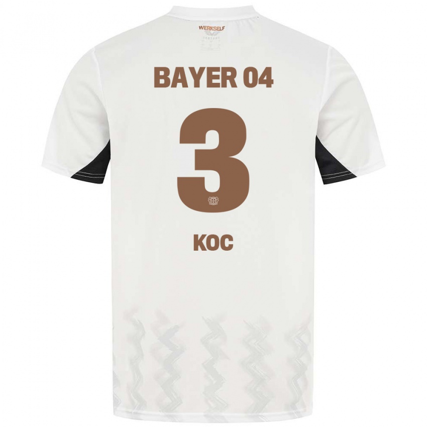 Kinder Halil Koc #3 Weiß Schwarz Auswärtstrikot Trikot 2024/25 T-Shirt Österreich