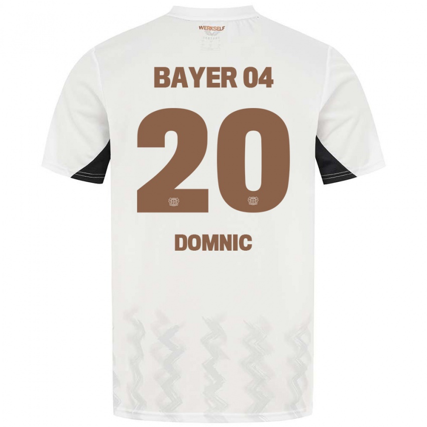 Kinder Nebe-Sirak Domnic #20 Weiß Schwarz Auswärtstrikot Trikot 2024/25 T-Shirt Österreich