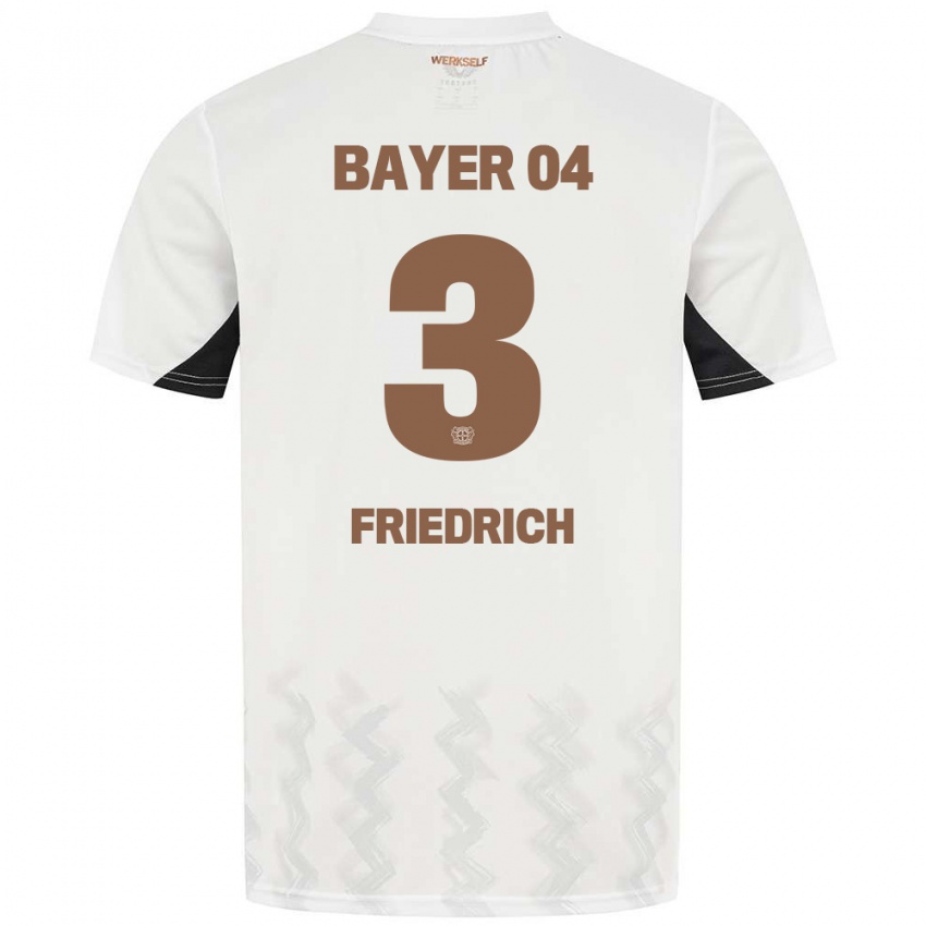 Kinder Melissa Friedrich #3 Weiß Schwarz Auswärtstrikot Trikot 2024/25 T-Shirt Österreich