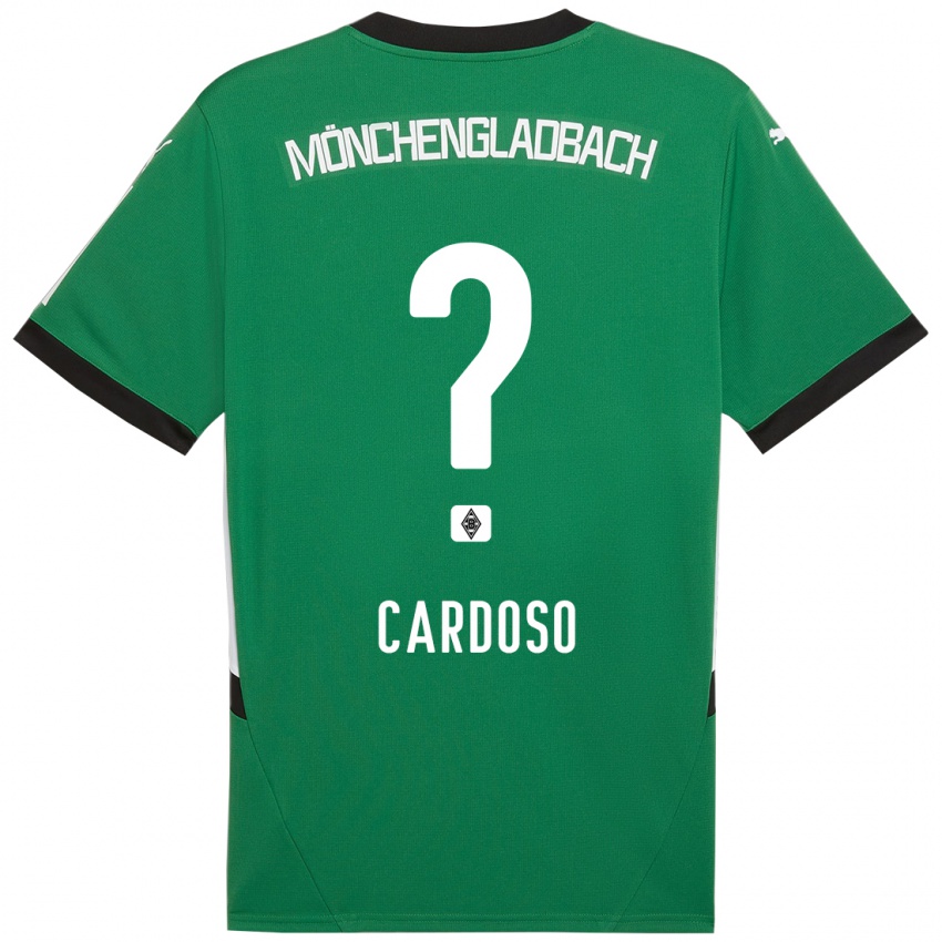 Kinder Tiago Pereira Cardoso #0 Grün Weiß Auswärtstrikot Trikot 2024/25 T-Shirt Österreich