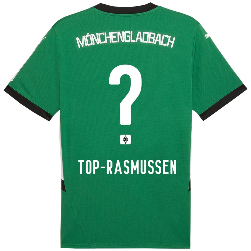 Kinder Tristan Top-Rasmussen #0 Grün Weiß Auswärtstrikot Trikot 2024/25 T-Shirt Österreich