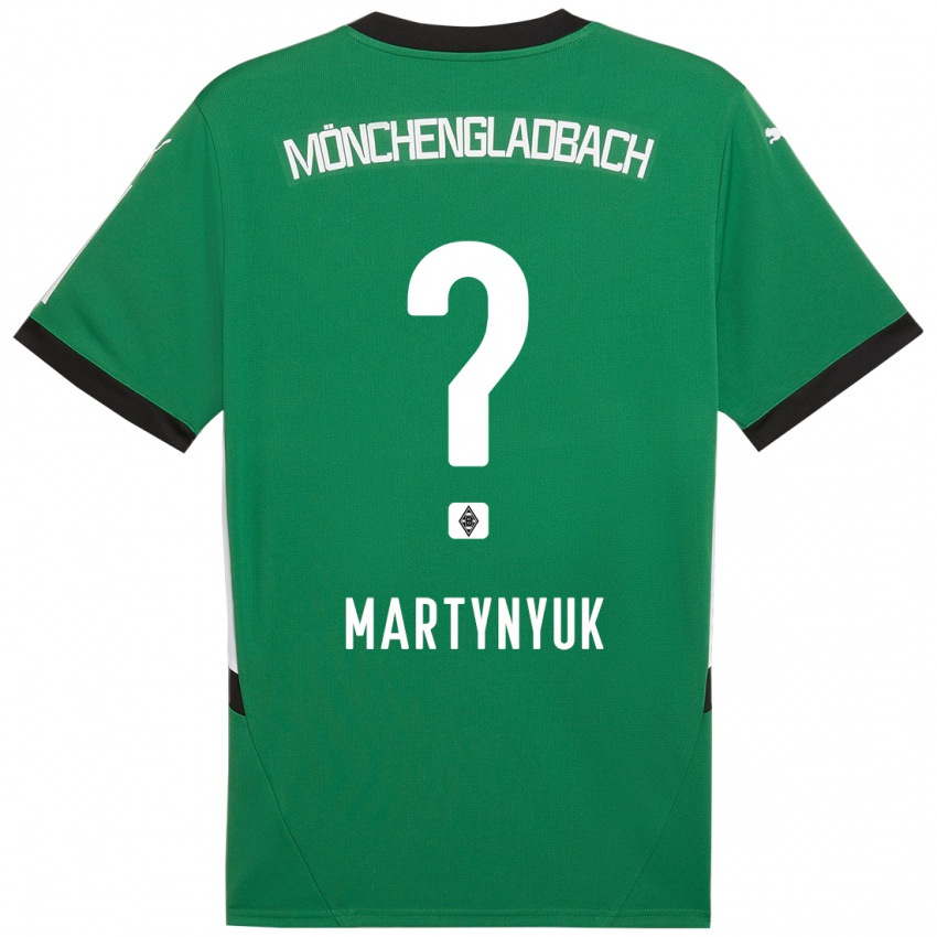 Kinder Anton Martynyuk #0 Grün Weiß Auswärtstrikot Trikot 2024/25 T-Shirt Österreich