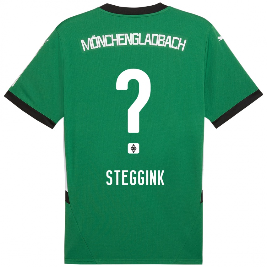 Kinder Lennart Steggink #0 Grün Weiß Auswärtstrikot Trikot 2024/25 T-Shirt Österreich