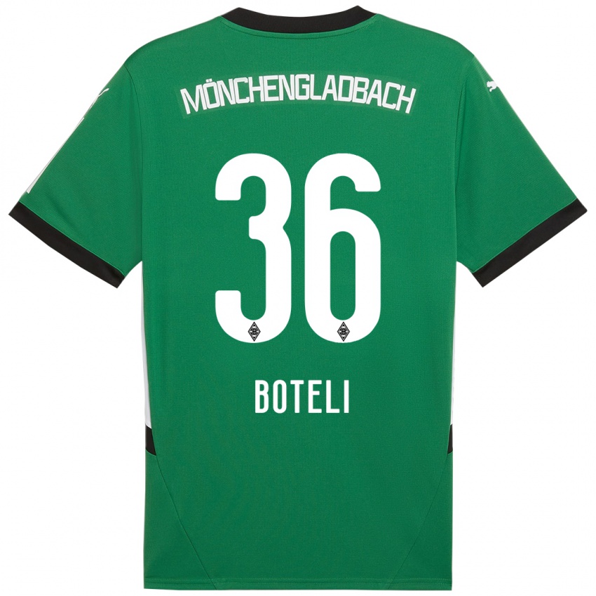 Kinder Winsley Boteli #36 Grün Weiß Auswärtstrikot Trikot 2024/25 T-Shirt Österreich