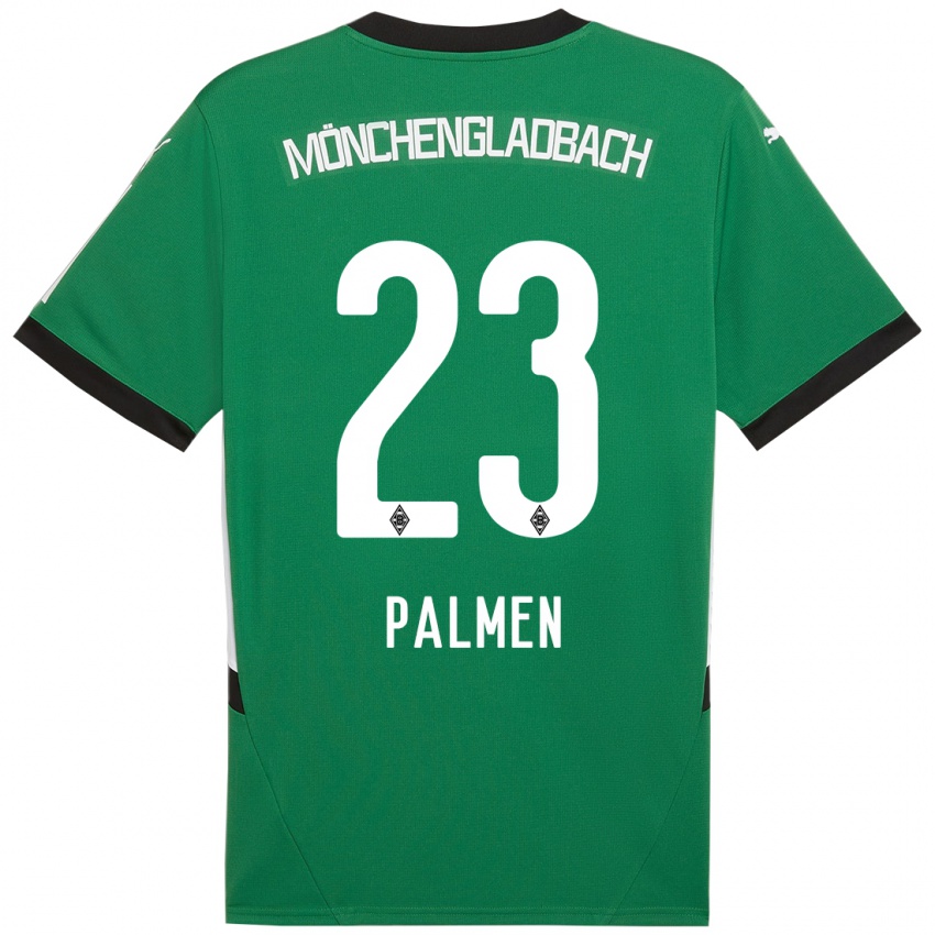 Kinder Luisa Palmen #23 Grün Weiß Auswärtstrikot Trikot 2024/25 T-Shirt Österreich