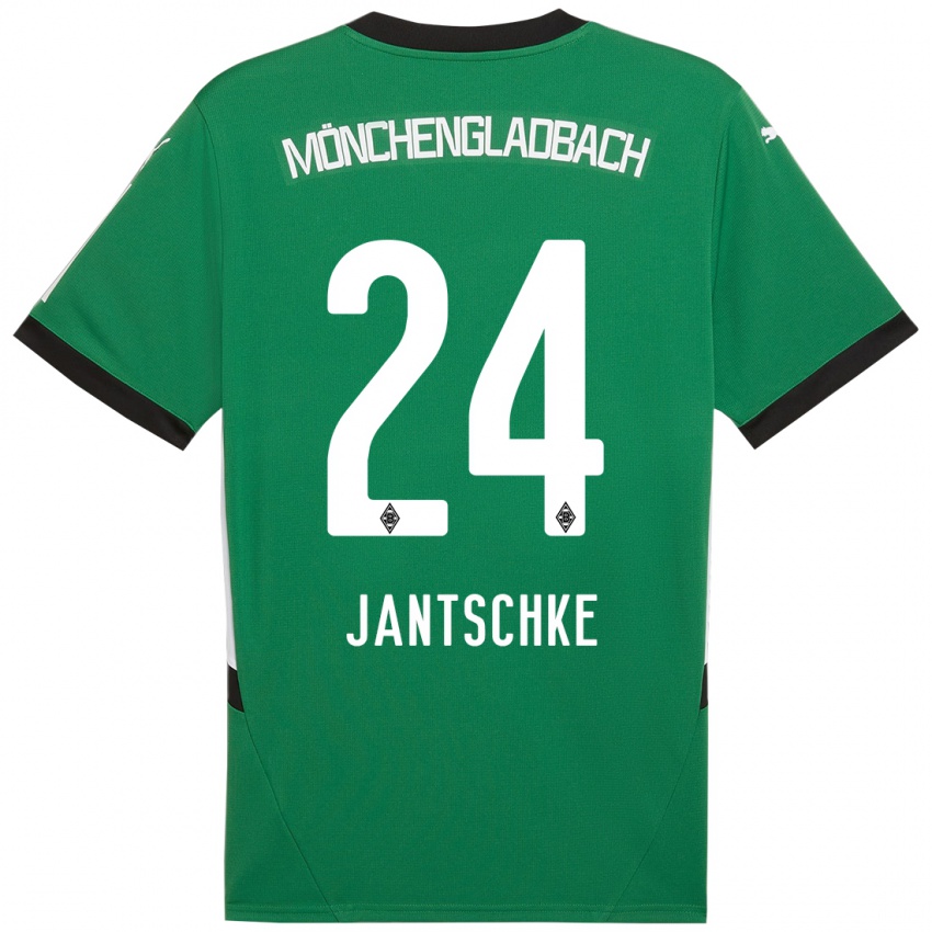 Kinder Tony Jantschke #24 Grün Weiß Auswärtstrikot Trikot 2024/25 T-Shirt Österreich