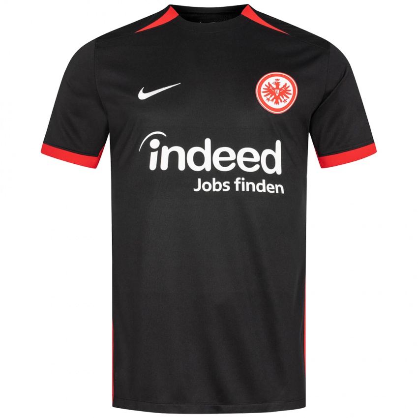 Kinder Sidney Raebiger #37 Schwarz Auswärtstrikot Trikot 2024/25 T-Shirt Österreich