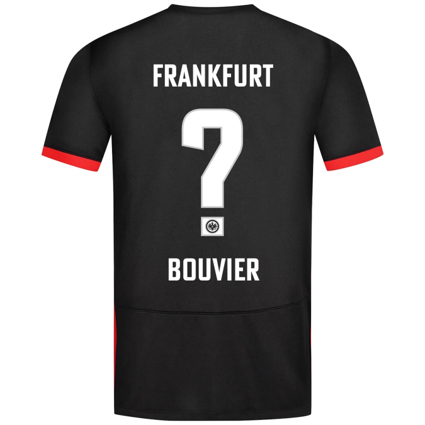 Kinder Marcello Bouvier #0 Schwarz Auswärtstrikot Trikot 2024/25 T-Shirt Österreich