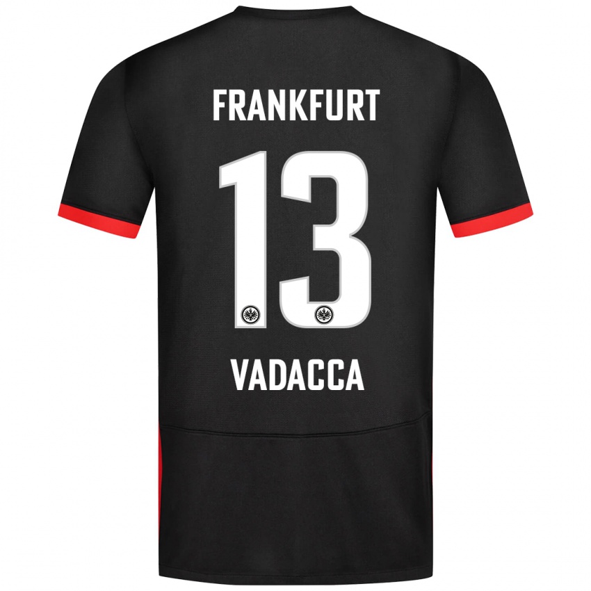 Kinder Gianni Vadacca #13 Schwarz Auswärtstrikot Trikot 2024/25 T-Shirt Österreich