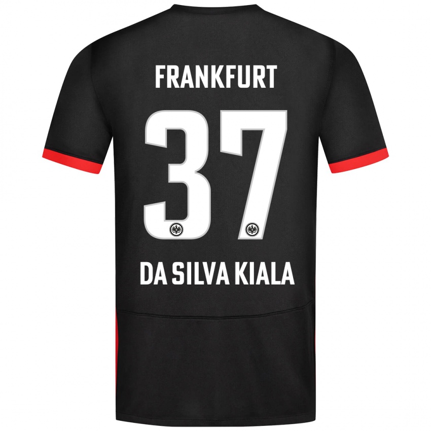 Kinder Joel Da Silva Kiala #37 Schwarz Auswärtstrikot Trikot 2024/25 T-Shirt Österreich