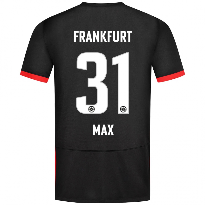 Kinder Philipp Max #31 Schwarz Auswärtstrikot Trikot 2024/25 T-Shirt Österreich