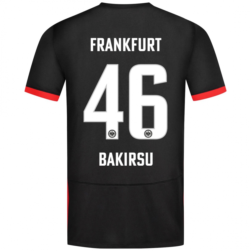 Kinder Hüseyin Bakirsu #46 Schwarz Auswärtstrikot Trikot 2024/25 T-Shirt Österreich