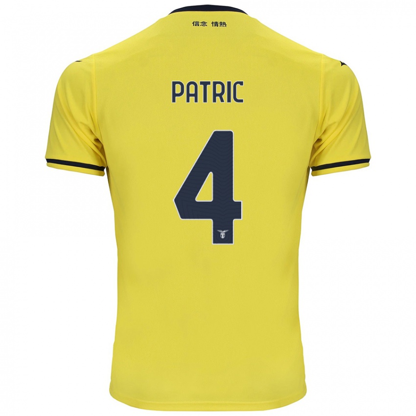 Kinder Patric #4 Gelb Auswärtstrikot Trikot 2024/25 T-Shirt Österreich