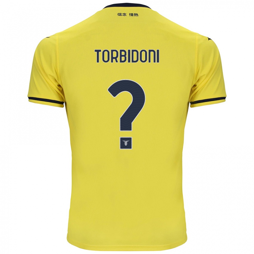 Kinder Marco Torbidoni #0 Gelb Auswärtstrikot Trikot 2024/25 T-Shirt Österreich