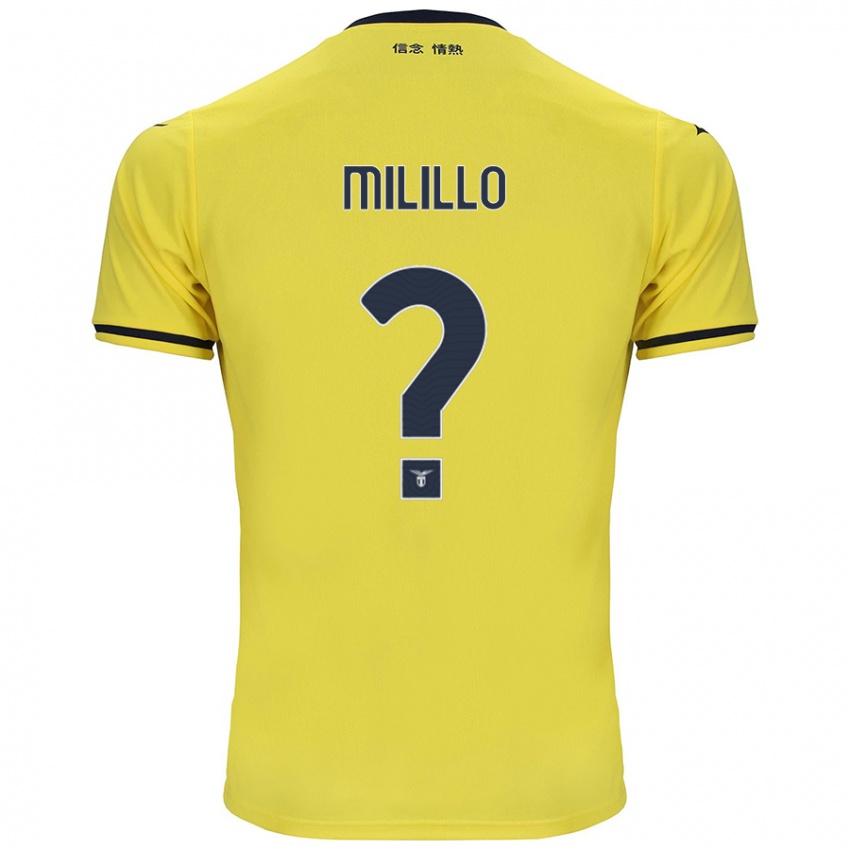 Kinder Flavio Milillo #0 Gelb Auswärtstrikot Trikot 2024/25 T-Shirt Österreich