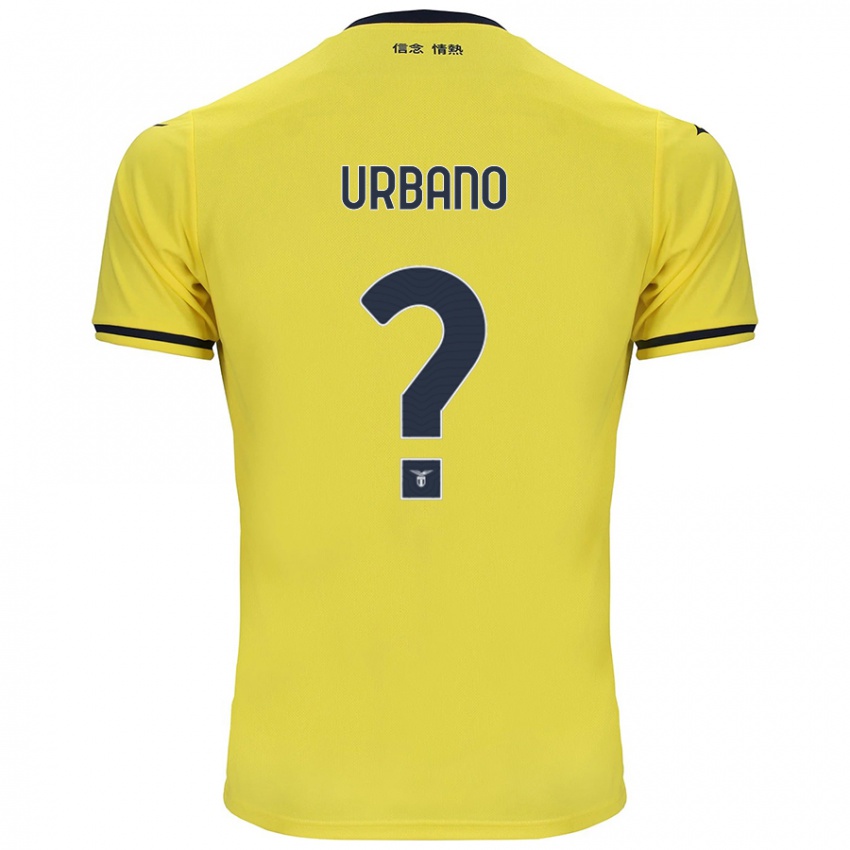 Kinder Nicolò Urbano #0 Gelb Auswärtstrikot Trikot 2024/25 T-Shirt Österreich