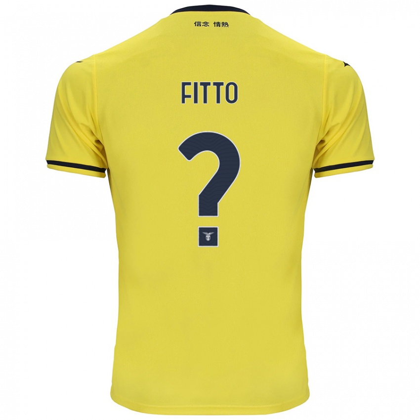 Kinder Gabriele Fitto #0 Gelb Auswärtstrikot Trikot 2024/25 T-Shirt Österreich