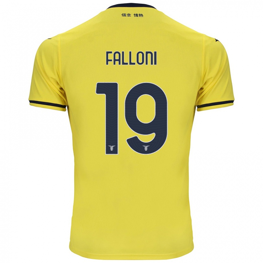 Kinder Ludovica Falloni #19 Gelb Auswärtstrikot Trikot 2024/25 T-Shirt Österreich