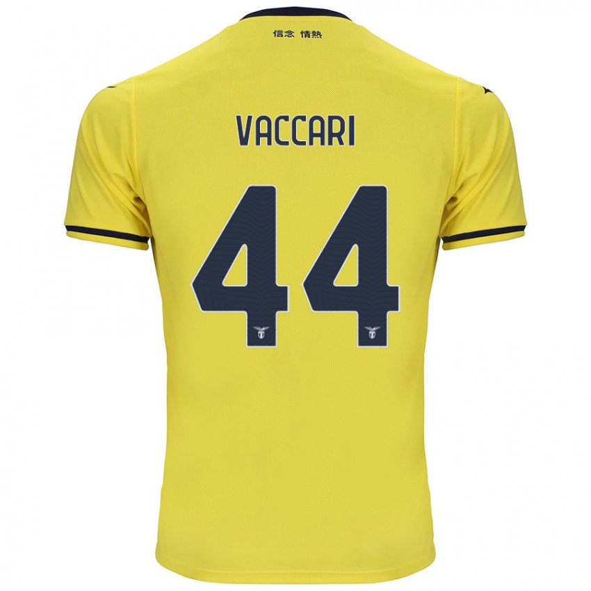 Kinder Flavia Vaccari #44 Gelb Auswärtstrikot Trikot 2024/25 T-Shirt Österreich