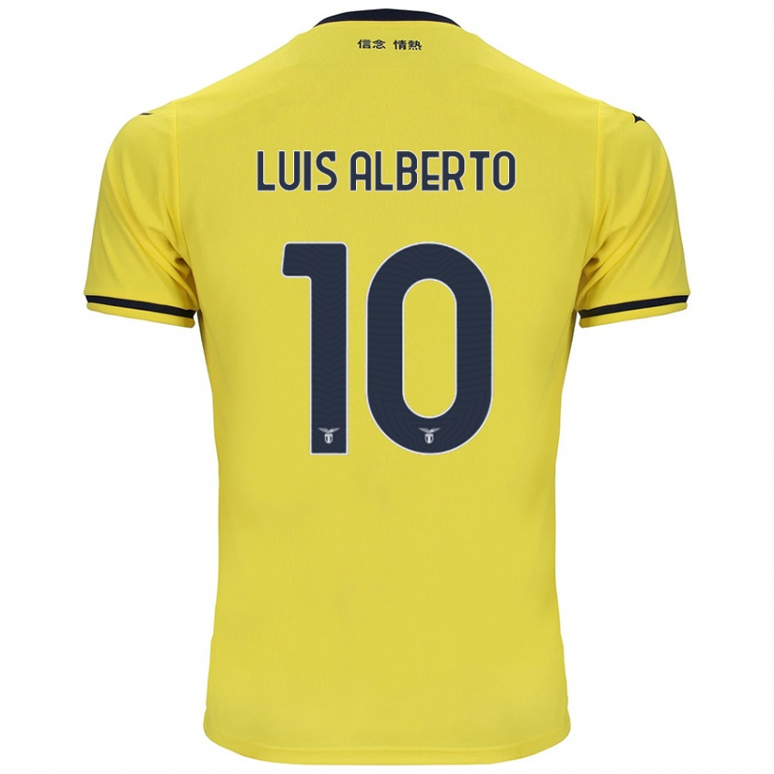 Kinder Luis Alberto #10 Gelb Auswärtstrikot Trikot 2024/25 T-Shirt Österreich