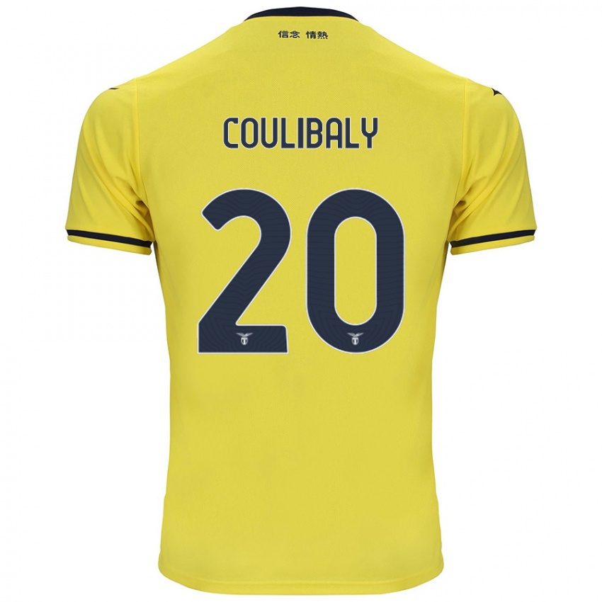 Kinder Larsson Coulibaly #20 Gelb Auswärtstrikot Trikot 2024/25 T-Shirt Österreich