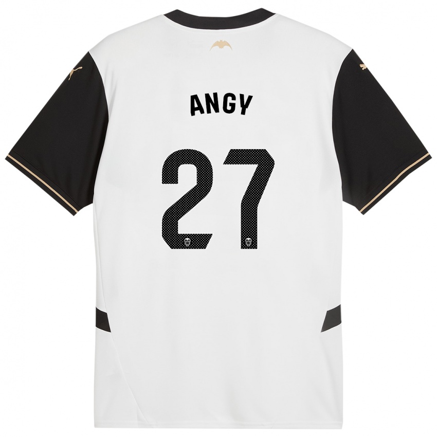 Herren Angy #27 Weiß Schwarz Heimtrikot Trikot 2024/25 T-Shirt Österreich