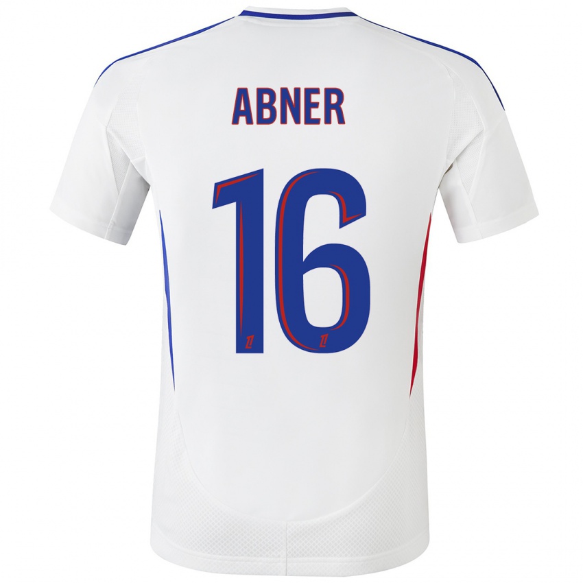 Herren Abner #16 Weiß Blau Heimtrikot Trikot 2024/25 T-Shirt Österreich