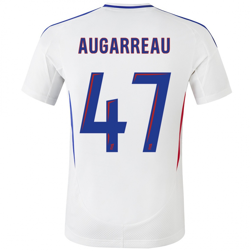 Herren Sofiane Augarreau #47 Weiß Blau Heimtrikot Trikot 2024/25 T-Shirt Österreich