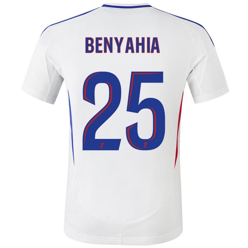 Herren Ines Benyahia #25 Weiß Blau Heimtrikot Trikot 2024/25 T-Shirt Österreich