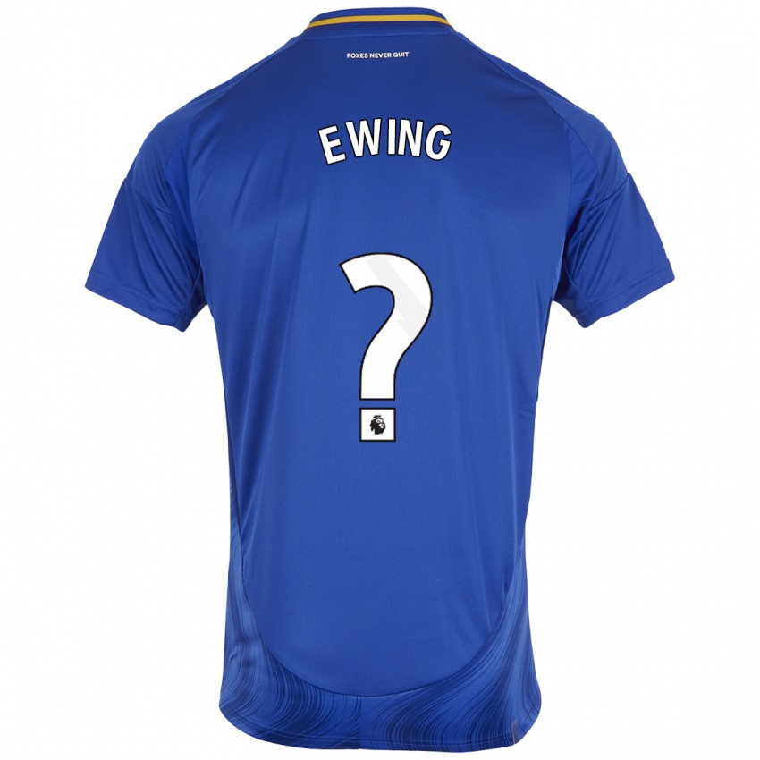 Herren Oliver Ewing #0 Blau Weiß Heimtrikot Trikot 2024/25 T-Shirt Österreich