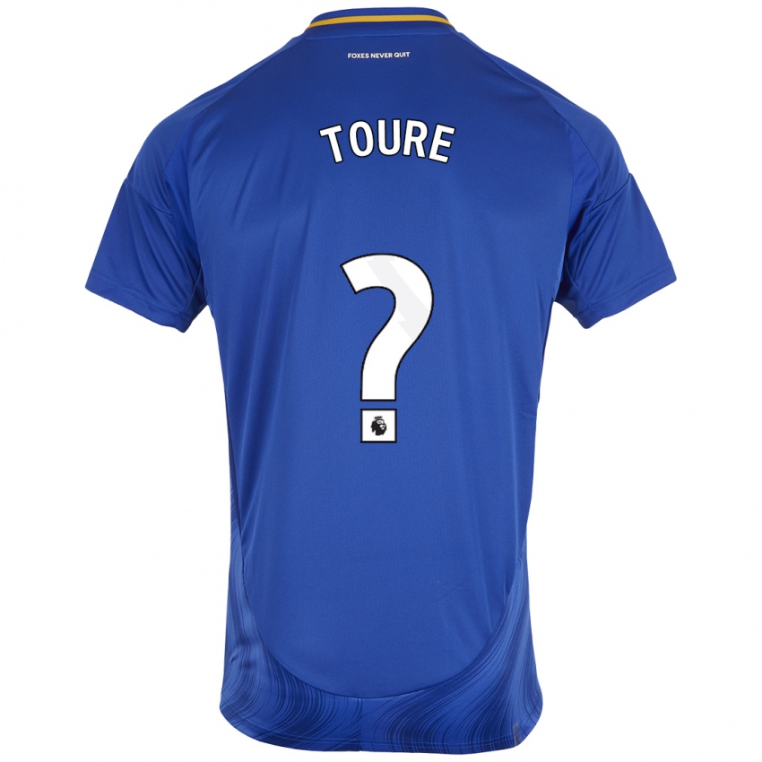 Herren Yassine Toure #0 Blau Weiß Heimtrikot Trikot 2024/25 T-Shirt Österreich