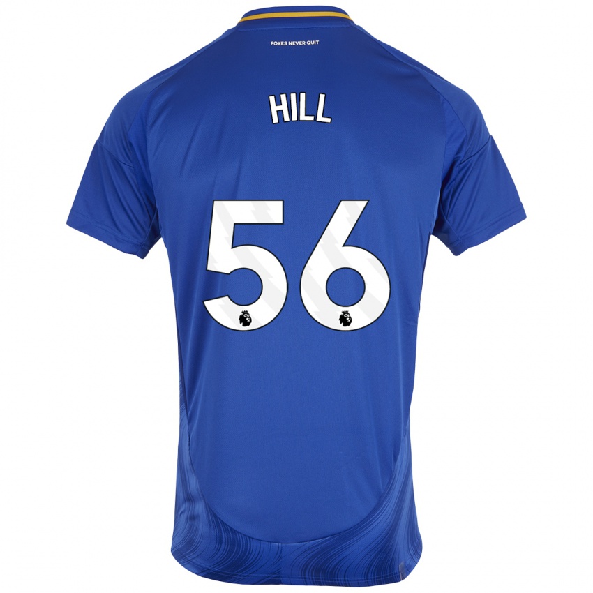 Herren Deniche Hill #56 Blau Weiß Heimtrikot Trikot 2024/25 T-Shirt Österreich