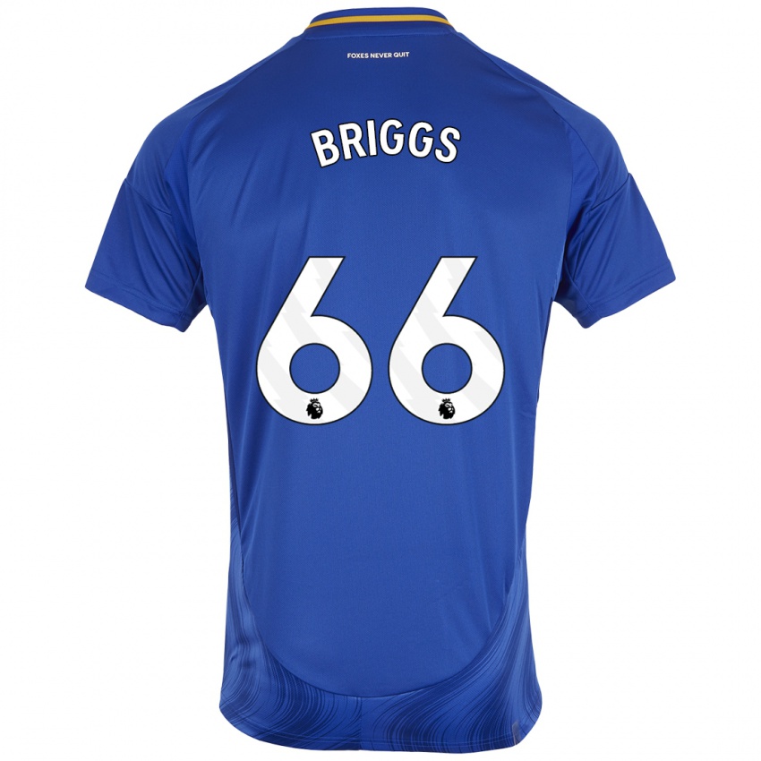 Herren Logan Briggs #66 Blau Weiß Heimtrikot Trikot 2024/25 T-Shirt Österreich