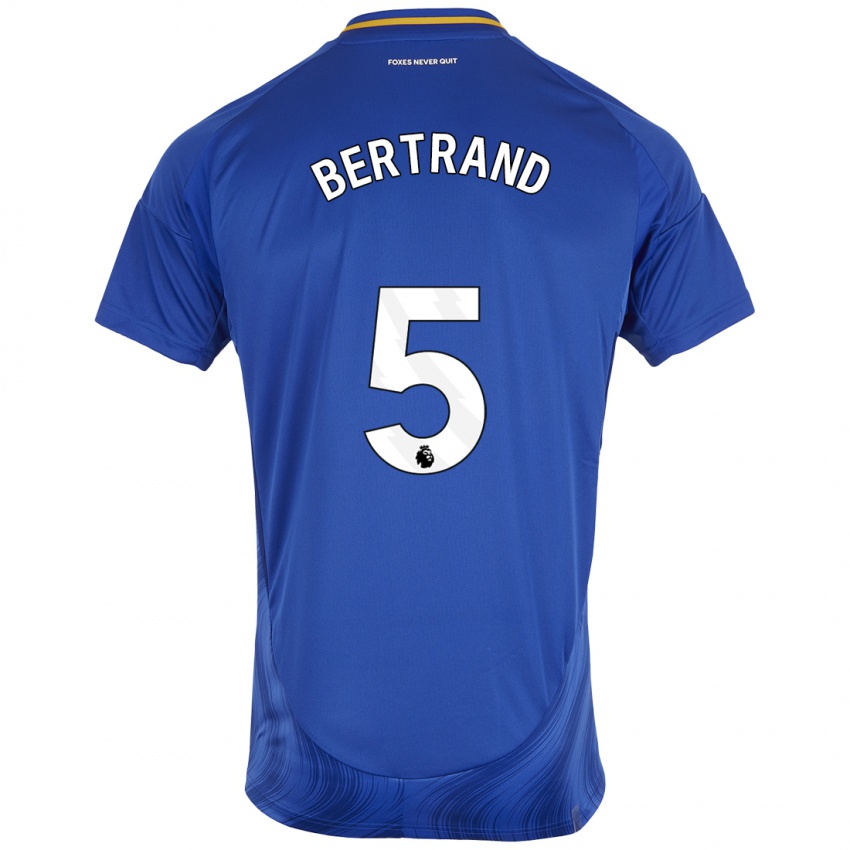 Herren Ryan Bertrand #5 Blau Weiß Heimtrikot Trikot 2024/25 T-Shirt Österreich