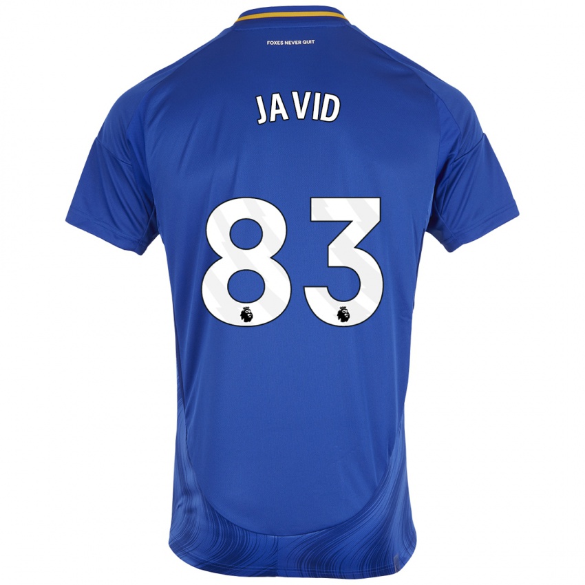 Herren Abdullah Javid #83 Blau Weiß Heimtrikot Trikot 2024/25 T-Shirt Österreich