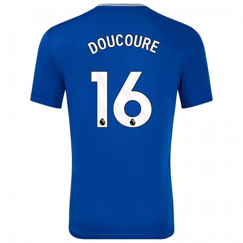 Herren Abdoulaye Doucoure #16 Blau Mit Heimtrikot Trikot 2024/25 T-Shirt Österreich