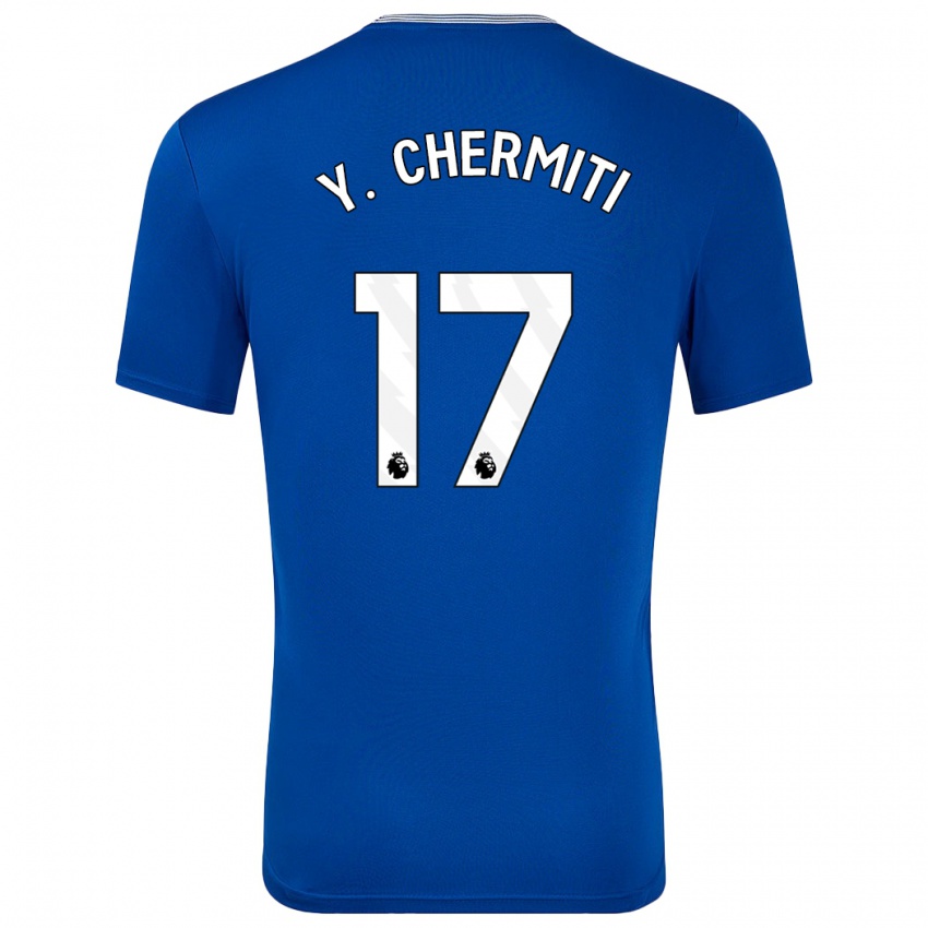 Herren Chermiti #17 Blau Mit Heimtrikot Trikot 2024/25 T-Shirt Österreich