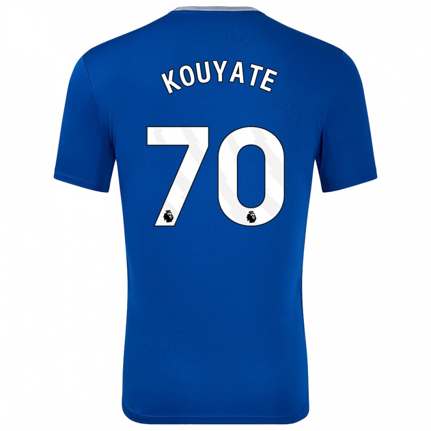 Herren Katia Kouyate #70 Blau Mit Heimtrikot Trikot 2024/25 T-Shirt Österreich