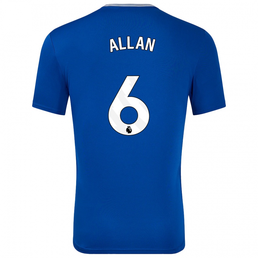 Herren Allan #6 Blau Mit Heimtrikot Trikot 2024/25 T-Shirt Österreich