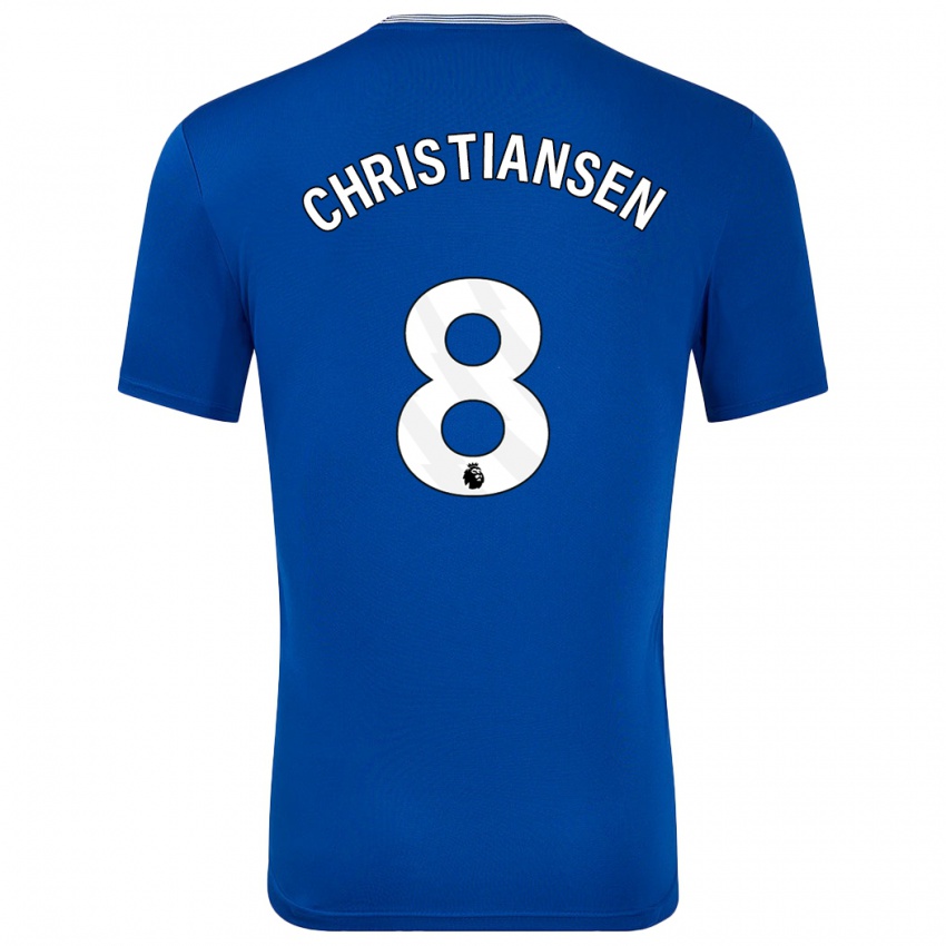 Herren Izzy Christiansen #8 Blau Mit Heimtrikot Trikot 2024/25 T-Shirt Österreich