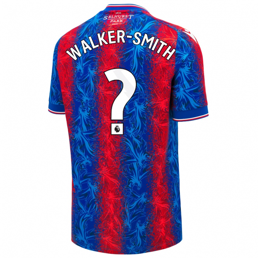 Herren Charlie Walker-Smith #0 Rot Blauen Streifen Heimtrikot Trikot 2024/25 T-Shirt Österreich