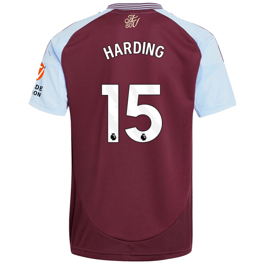 Herren Natasha Harding #15 Burgunder Himmelblau Heimtrikot Trikot 2024/25 T-Shirt Österreich