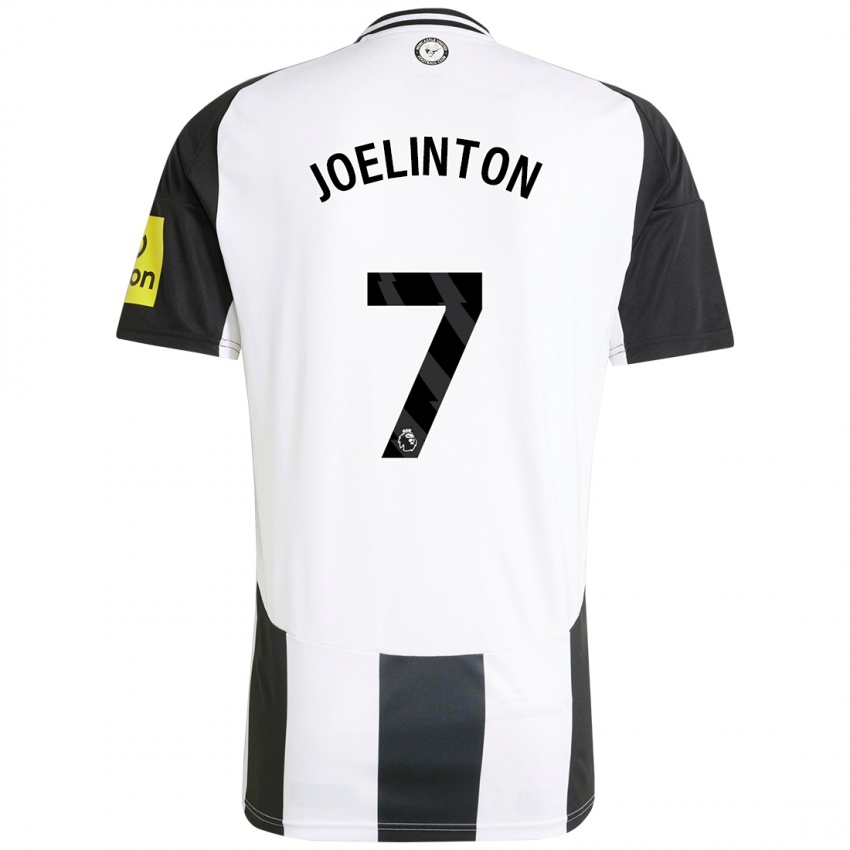 Herren Joelinton #7 Weiß Schwarz Heimtrikot Trikot 2024/25 T-Shirt Österreich