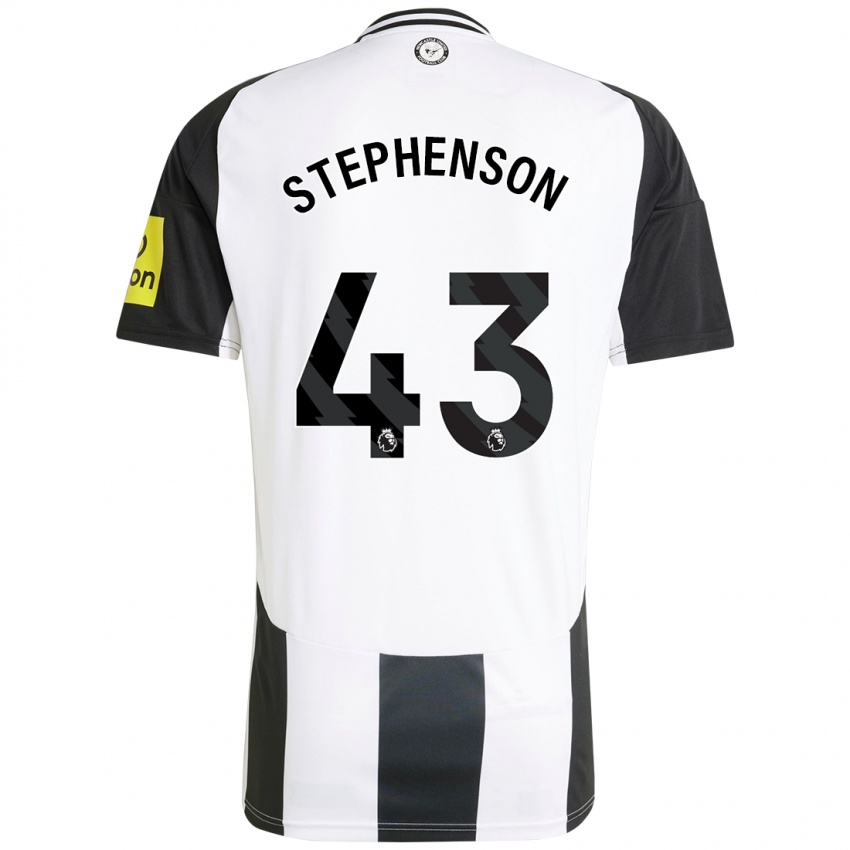 Herren Dylan Stephenson #43 Weiß Schwarz Heimtrikot Trikot 2024/25 T-Shirt Österreich