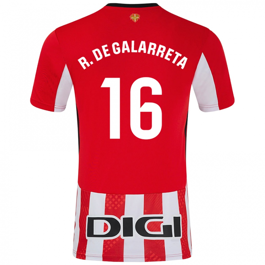 Herren Iñigo Ruiz De Galarreta #16 Rot Weiß Heimtrikot Trikot 2024/25 T-Shirt Österreich