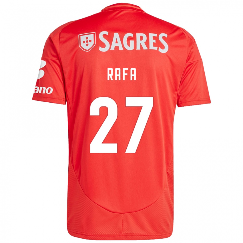 Herren Rafa Silva #27 Rot Weiß Heimtrikot Trikot 2024/25 T-Shirt Österreich