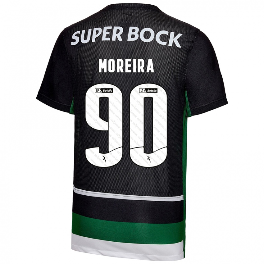 Herren Afonso Moreira #90 Schwarz Weiß Grün Heimtrikot Trikot 2024/25 T-Shirt Österreich