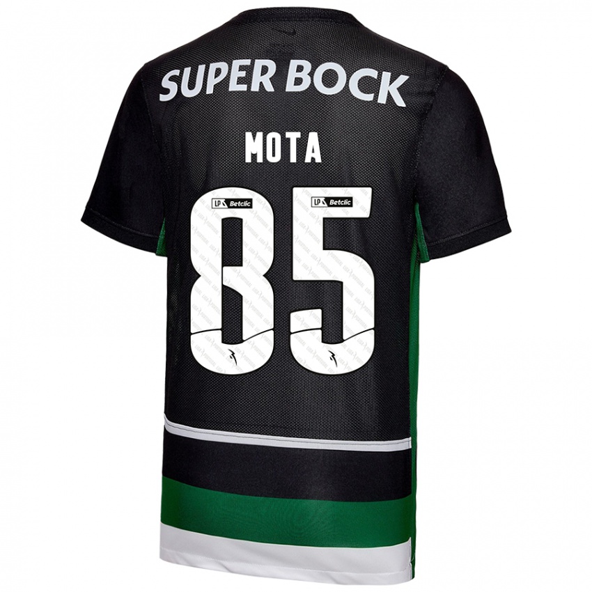 Herren Rafael Mota #85 Schwarz Weiß Grün Heimtrikot Trikot 2024/25 T-Shirt Österreich