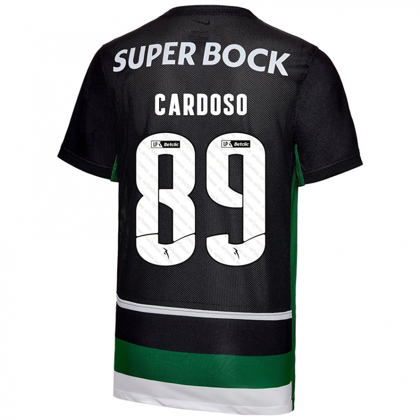 Herren Nilton Cardoso #89 Schwarz Weiß Grün Heimtrikot Trikot 2024/25 T-Shirt Österreich